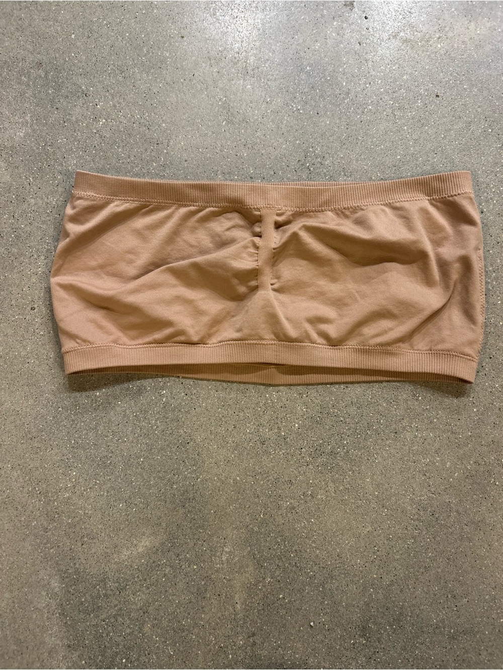Tan strapless bandeau size xl